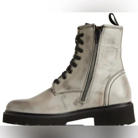 Samuel Hubbard Made in Portugal Lombard Boots - Leather Gray Size 6.5 - Picture 7 of 11